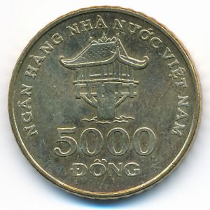 Vietnam, 5000 dong, 2003