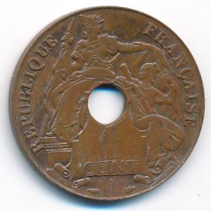 Французский Индокитай, 1 цент (1938 г.)