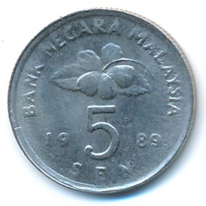 Малайзия, 5 сен (1989 г.)
