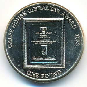 Гибралтар, 1 фунт (2022 г.)