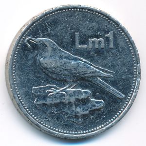 Мальта, 1 лира (2005 г.)