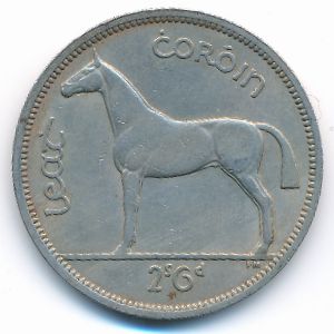 Ирландия, 1/2 кроны (1967 г.)