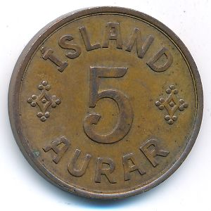 Iceland, 5 aurar, 1942