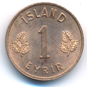 Iceland, 1 eyrir, 1966