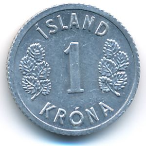 Исландия, 1 крона (1980 г.)