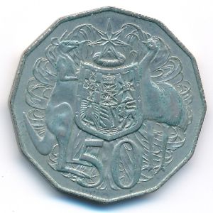 Австралия, 50 центов (1980 г.)
