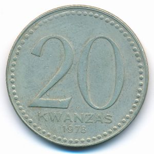 Ангола, 20 кванза (1978 г.)