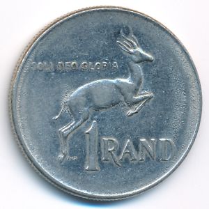 South Africa, 1 rand, 1977