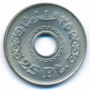 Египет, 25 пиастров (1993 г.)