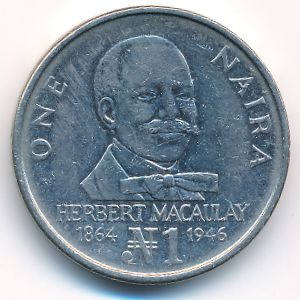 Нигерия, 1 найра (1991 г.)