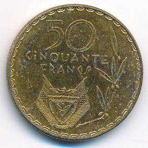 Руанда, 50 франков (1977 г.)