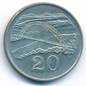 Зимбабве, 20 центов (1980 г.)
