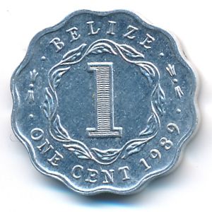 Белиз, 1 цент (1989 г.)