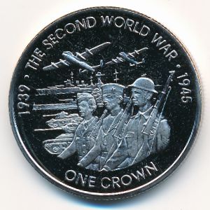 Остров Вознесения, 1 крона (2019 г.)