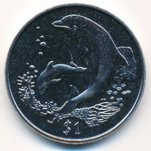 Виргинские острова, 1 доллар (2005 г.)