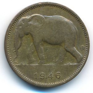 Бельгийское Конго, 1 франк (1946 г.)