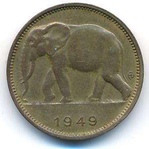Бельгийское Конго, 1 франк (1949 г.)