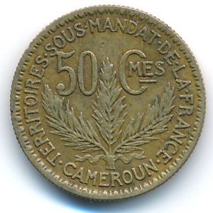Камерун, 50 сентим (1924 г.)