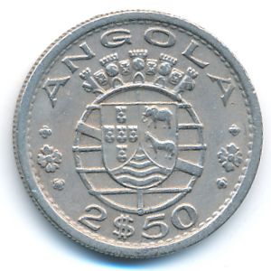 Ангола, 2,5 эскудо (1967 г.)