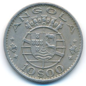 Ангола, 10 эскудо (1969 г.)
