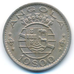Ангола, 10 эскудо (1969 г.)
