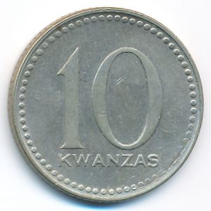 Ангола, 10 кванза (1977 г.)