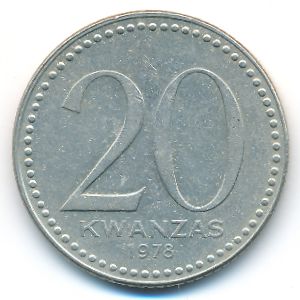 Ангола, 20 кванза (1978 г.)