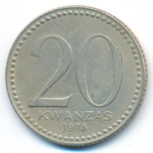 Ангола, 20 кванза (1978 г.)