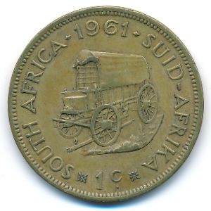 ЮАР, 1 цент (1961 г.)