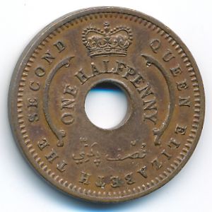Нигерия, 1/2 пенни (1959 г.)