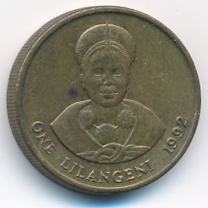 Свазиленд, 1 лилангени (1992 г.)