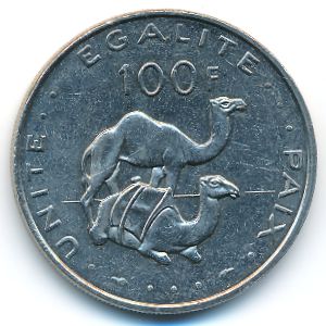 Джибути, 100 франков (1991 г.)