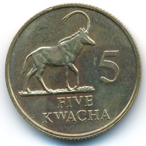 Замбия, 5 квача (1992 г.)