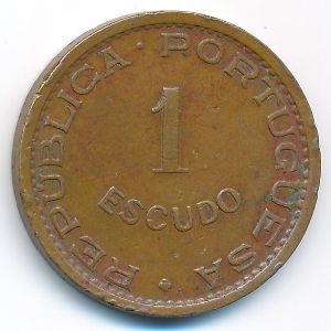 Сан-Томе и Принсипи, 1 эскудо (1971 г.)