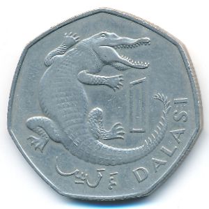 Гамбия, 1 даласи (1987 г.)