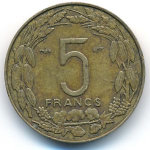 Камерун, 5 франков (1958 г.)