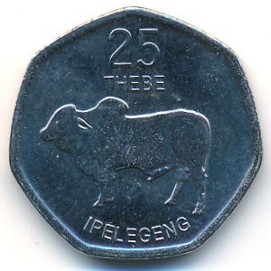 Ботсвана, 25 тхебе (2013 г.)
