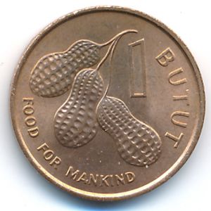 Гамбия, 1 бутут (1974 г.)