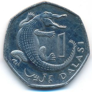 Гамбия, 1 даласи (1998 г.)