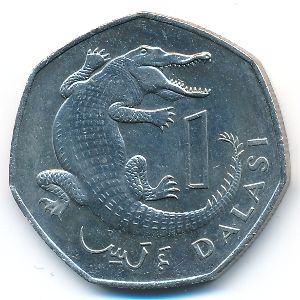 Гамбия, 1 даласи (1987 г.)
