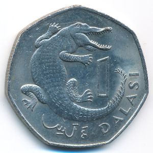 Гамбия, 1 даласи (1987 г.)