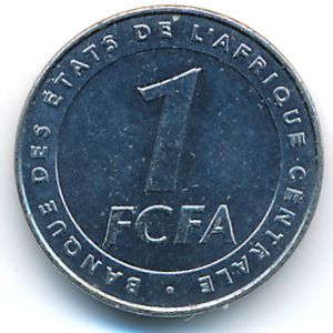 Центральная Африка, 1 франк КФА (2006 г.)