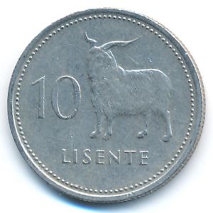 Лесото, 10 лисенте (1983 г.)