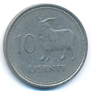 Лесото, 10 лисенте (1983 г.)