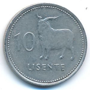 Лесото, 10 лисенте (1983 г.)