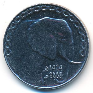 Algeria, 5 dinars, 2003