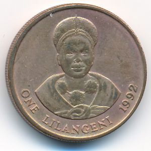 Свазиленд, 1 лилангени (1992 г.)