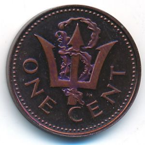 Барбадос, 1 цент (1973 г.)