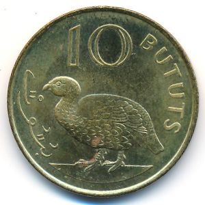The Gambia, 10 bututs, 1998