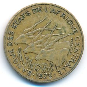 Центральная Африка, 5 франков (1975 г.)